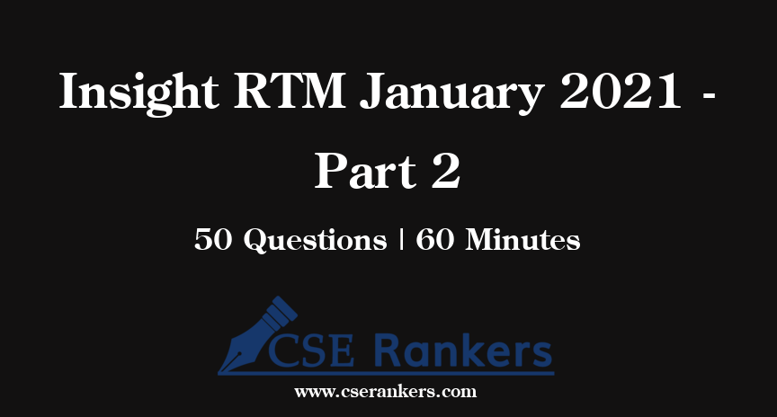 Insight RTM January 2021 - Part 2