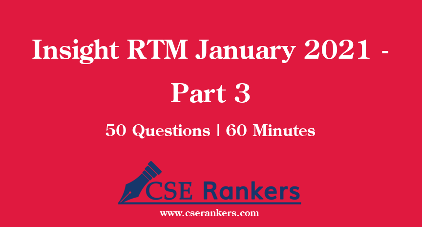 Insight RTM January 2021 - Part 3