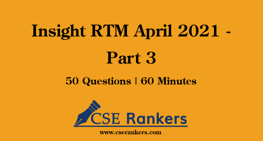 Insight RTM April 2021 - Part 3