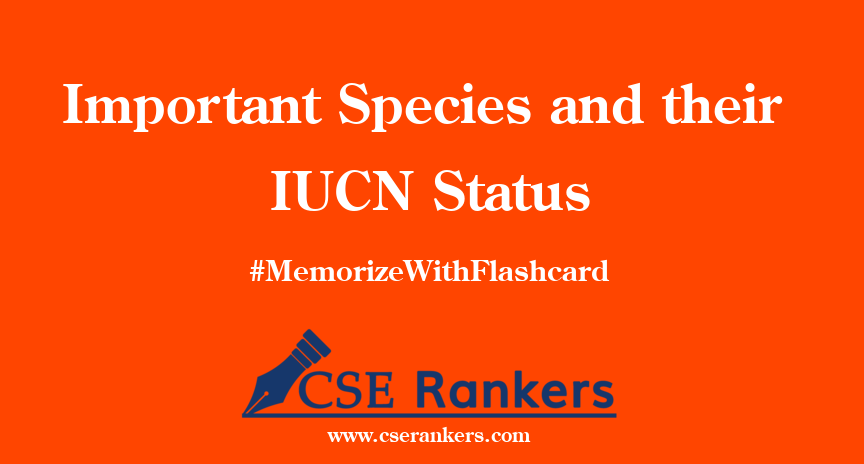 Important Species and their IUCN Status